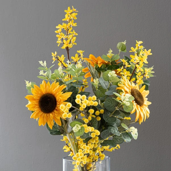 Florals Forever Artificial Ella Yellow Sunflower Luxury Bouquet - Image 2