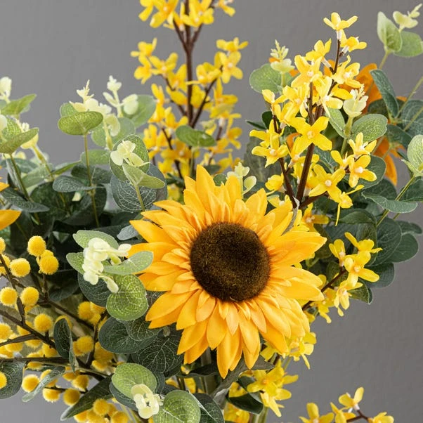 Florals Forever Artificial Ella Yellow Sunflower Luxury Bouquet - Image 3