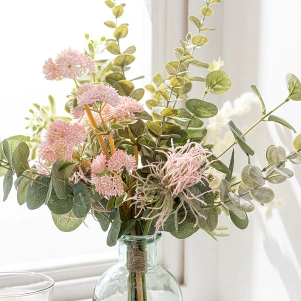 Artificial Mimosa And Achillea Bouquet - Image 2