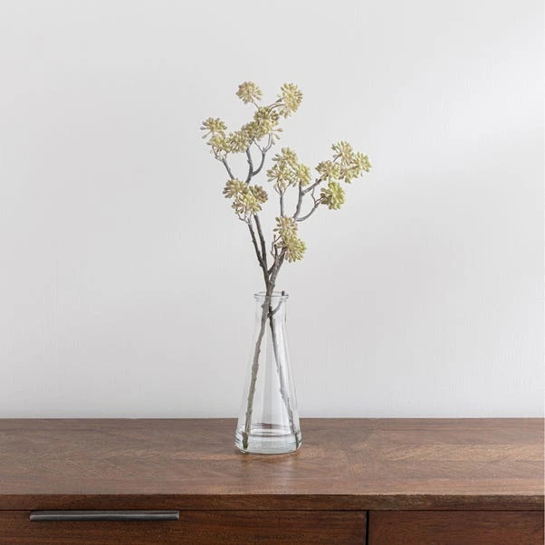 Artificial Autumn Elderberry In Glass Vase - Image 4