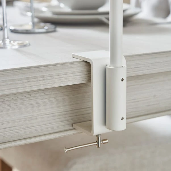 Artificial White Hanging Plan Over Table Display - Image 3