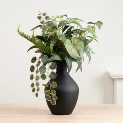 Artificial Trailing Mixed Foliage Bouquet