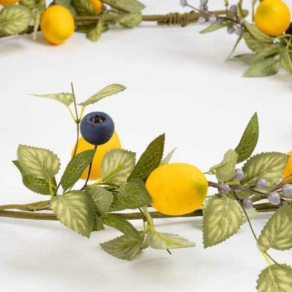 Artificial Lemon & Berry Garland - Image 2