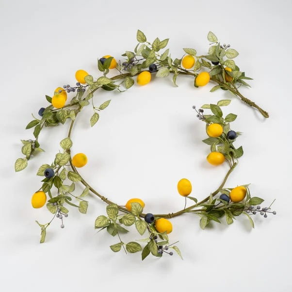 Artificial Lemon & Berry Garland - Image 3