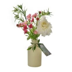 The Cottage Garden Artificial Chrysanthemum In Ceramic Vase